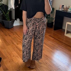 Wilfred cheetah pants & blouse